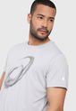 Camiseta Gris-Blanco asics Silver Ss de Asics