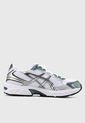 Tenis Lifestyle Blanco-Verde Oscuro-Plateado asics Gel-1130 de Asics
