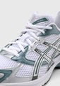 Tenis Lifestyle Blanco-Verde Oscuro-Plateado asics Gel-1130 de Asics