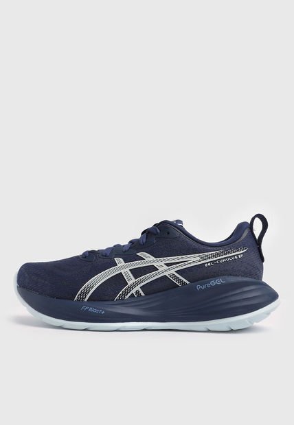 Tenis Running Azul Navy-Blanco asics GEL-Cumulus 27