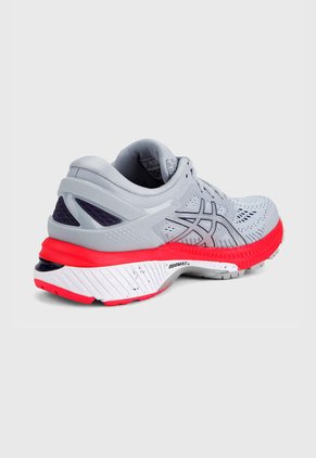 Tenis Running Gris-Blanco-Coral asics Gel-Kayano 26