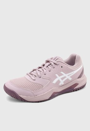 Tenis para Tennis Palo Rosa-Blanco-Vino asics GEL-Dedicate 8