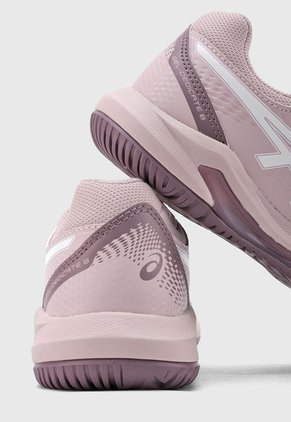 Tenis para Tennis Palo Rosa-Blanco-Vino asics GEL-Dedicate 8