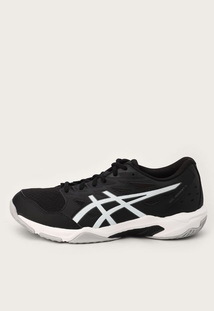 Tenis Volleyball Negro-Blanco-Gris asics Gel-Rocket 11