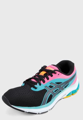 Tenis Running Negro-Multicolor asics Gel Pulse 12