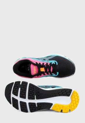 Tenis Running Negro-Multicolor asics Gel Pulse 12