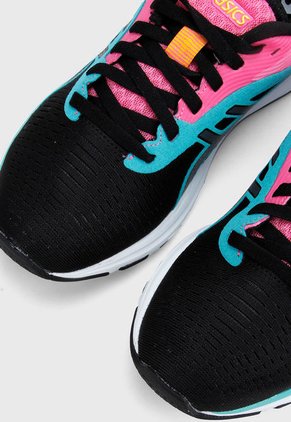 Tenis Running Negro-Multicolor asics Gel Pulse 12