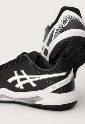 Tenis para Tennis Negro-Blanco asics GEL-Dedicate 8 Clay