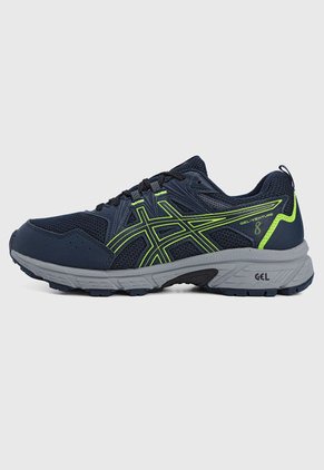 Tenis Running Azul-Verde-Gris asics