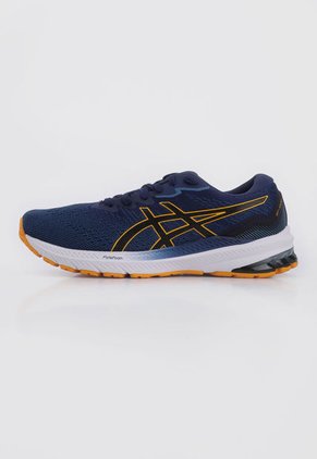 Tenis Running Azul-Blanco-Naranja asics GT 1000 11