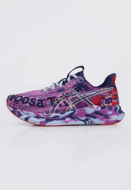 Tenis Running Violeta-Gris-Rojo asics Noosa Tri 14