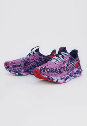Tenis Running Violeta-Gris-Rojo asics Noosa Tri 14
