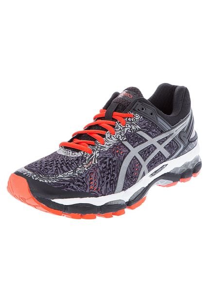 Running Negro-Gris-Naranja asics Gel - Kayano 22 Lite