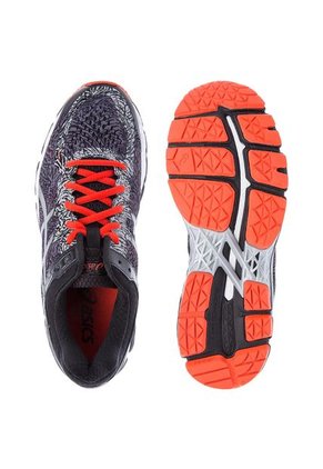 Running Negro-Gris-Naranja asics Gel - Kayano 22 Lite