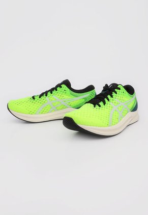 Tenis Running Amarillo Neón-Marfil-Blanco asics Hyper Speed 2