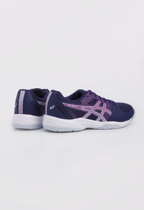 Tenis para Tennis Violeta-Blanco-Celeste asics Gel Rebound