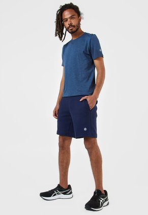 Pantaloneta Negro-Blanco asics