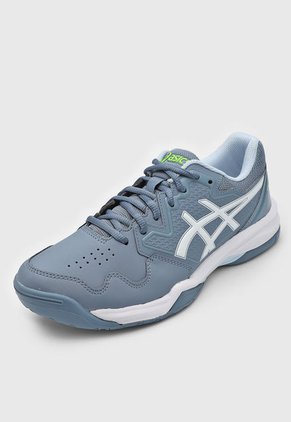 Tenis para Tennis Azul Grisáceo-Celeste-Blanco asics Gel-Dedicate 7