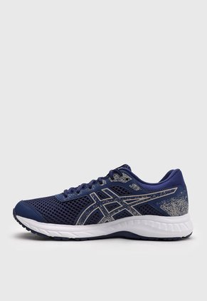 Tenis Running Azul Navy-Beige-Blanco asics Raiden 3