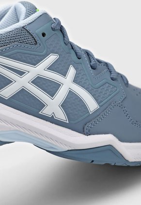 Tenis para Tennis Azul Grisáceo-Celeste-Blanco asics Gel-Dedicate 7