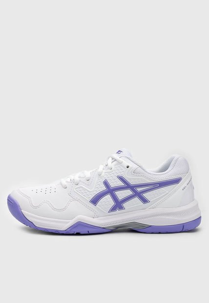 Tenis para Tennis Blanco-Violeta-Plateado asics Gel-Dedicate 7