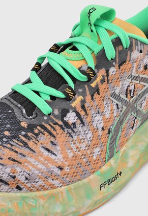 Tenis Running Negro-Verde-Naranja asics Noosa Tri 16