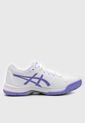 Tenis para Tennis Blanco-Violeta-Plateado asics Gel-Dedicate 7 de Asics