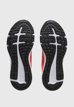 Tenis Running Naranja Neón-Negro-Blanco asics Kabuki