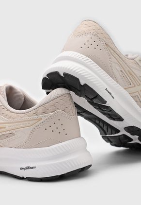 Tenis Running Beige-Oro Rosa-Blanco asics Gel-Contend 8