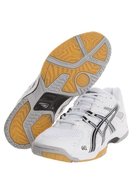 Zapatilla Asics Blanco-Negro-Gris