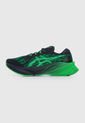 Tenis Running Azul Navy-Verde Neón asics Novablast 3 de Asics
