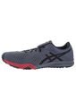 Running Gris Oscuro-Rojo asics Weldon X de Asics