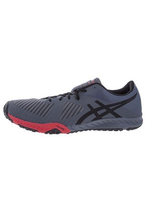 Running Gris Oscuro-Rojo asics Weldon X