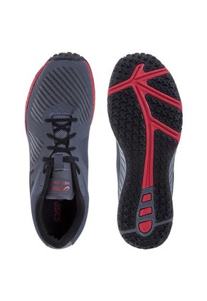 Running Gris Oscuro-Rojo asics Weldon X
