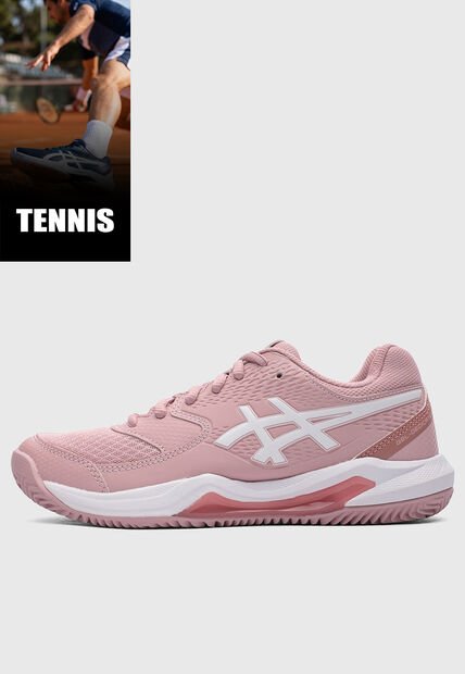 Tenis asics Gel Dedicate 8 Clay Rosa
