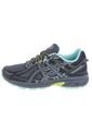 Running Gris-Verde menta-Amarillo fluorescente asics Gel-Venture 6 (D) de Asics