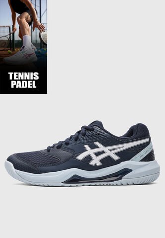 Tenis asics Gel Dedicate 8  Azul Asics