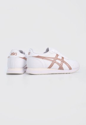 Tenis Lifestyle Blanco-Oro Rosa-Marfil asics Tiger Runner