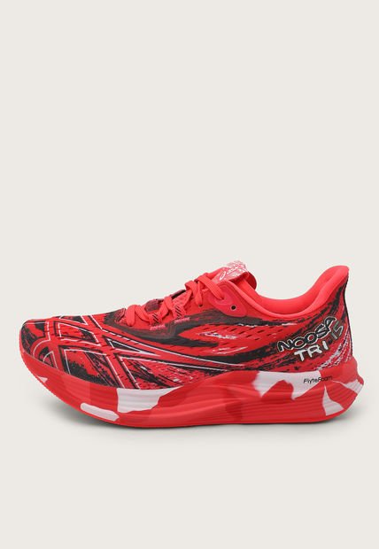 Tenis Running Rojo-Negro-Blanco asics Noosa Tri 15