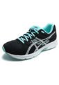 Tenis Running Negro-Blanco-Verde Menta asics Gel-Contend 3 de Asics