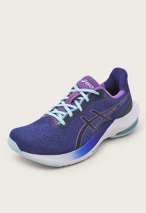 Tenis Running Azul-Negro-Lila asics GEL-Pulse 14