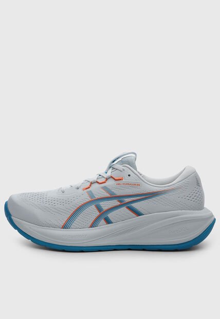 Tenis Running asics Gel-Cumulus 28 Gris Claro