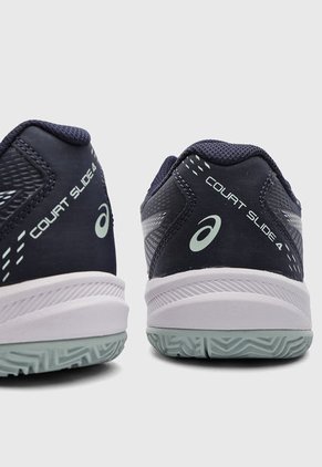 Tenis asics Court Slide 4 Clay Azul