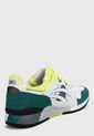 Tenis Running Blanco-Verde-Amarillo asics Gel Lyte de Asics