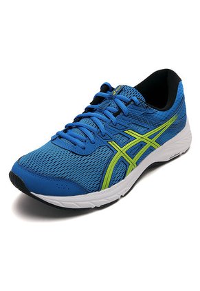 Tenis Running Azul Royal-Verde-Blanco asics Gel-Contend 6