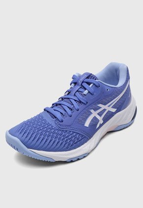 Tenis Volleyball Azul Púrpura-Blanco-Rosa asics Netburner Ballistic FF 3