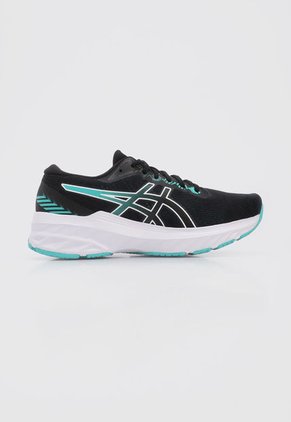 Tenis Running Negro-Turquesa-Blanco asics Gel Kimera
