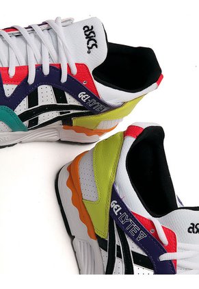 Tenis Lifestyle Blanco-Multicolor asics Gel-Lyte V