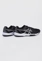 Tenis Running Negro-Blanco-Plateado asics Gel-Rebound de Asics