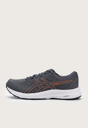 Tenis Running Gris Oscuro-Naranja asics Gel-Contend 8
